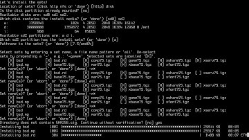 OpenBSD 7.5 standard installation to the same device