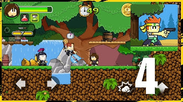 Dan The Man Gameplay Walkthrough | Part 4 (Android,iOS,Emulator)