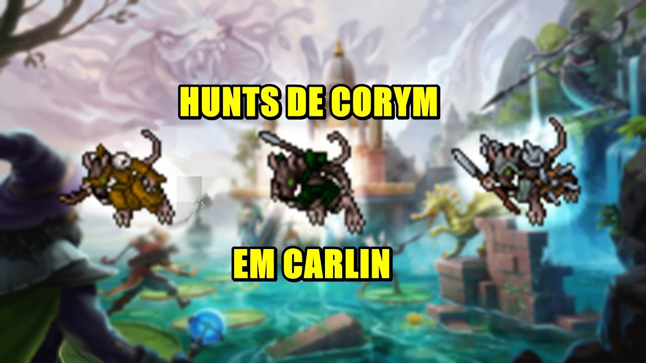 [TIBIA] HUNT CORYM 200K+ XP/HR EK 40+ Solo | Carlin | - YouTube