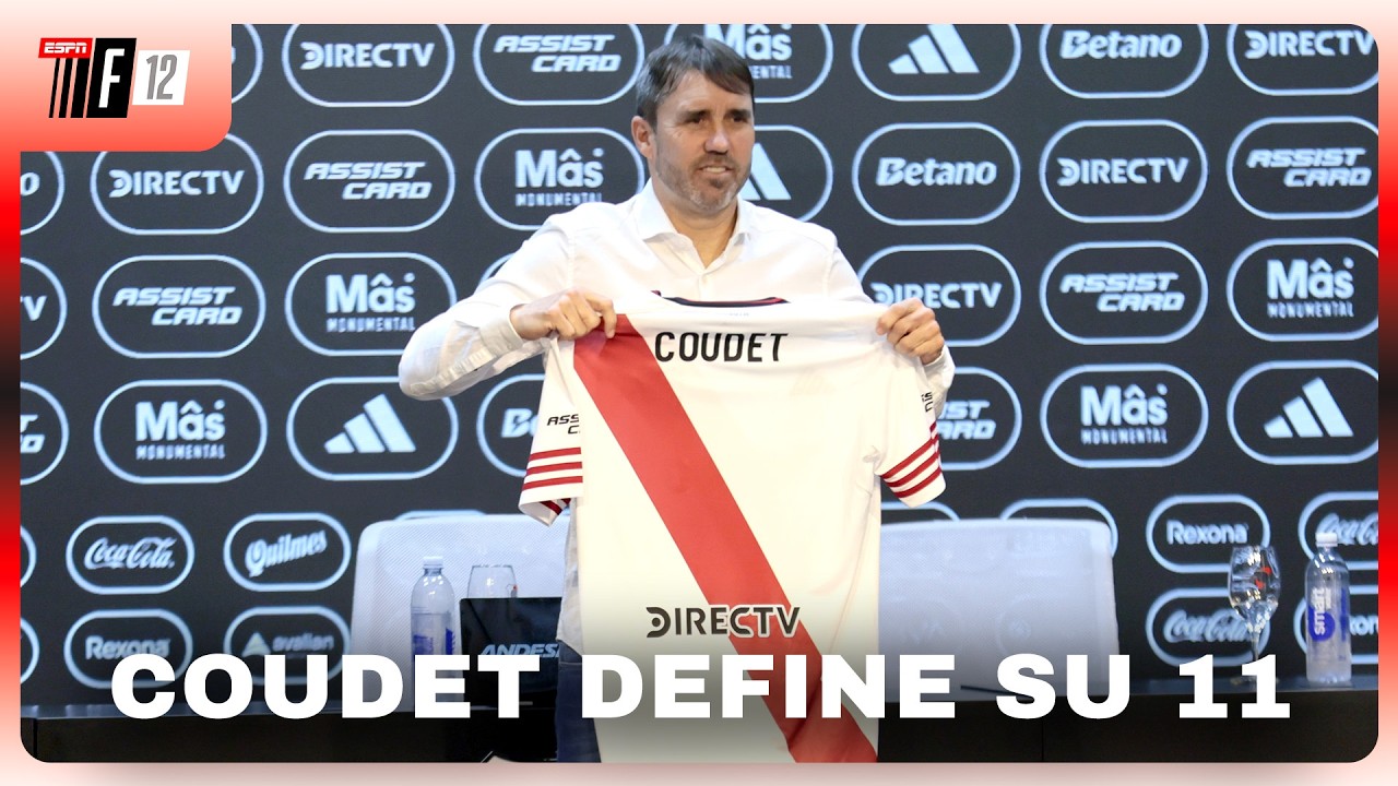 COUDET IMPLEMENTA EL CLÁSICO DOBLE 9 DE SUS EQUIPOS, ¿CÓMO FORMARÁ RIVER EN EL DEBUT DEL DT? F12