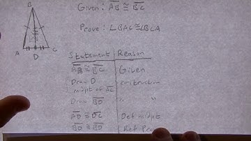 Base Angles Theorem Proof