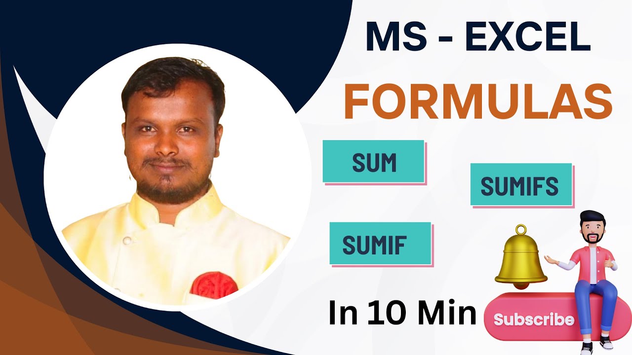 Learn SUM, SUMIF & SUMIFS in Excel | Step-by-Step Guide 