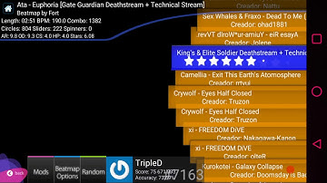 Euphoria jumps GODMODE +HDHR osu!droid
