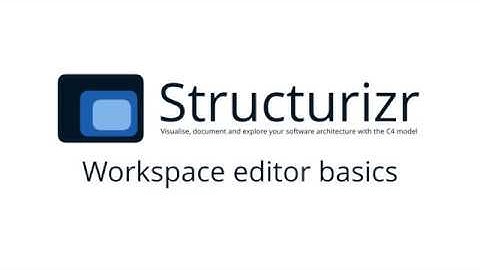 Structurizr - Workspace editor