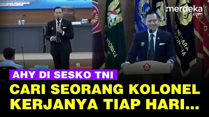 Kejutan Menko AHY Cari Kolonel Danang di Sesko TNI, Ada Apa?