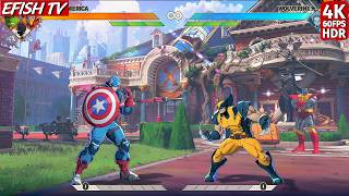 Captain America vs Wolverine (Max Difficulty) - Marvel Tokon