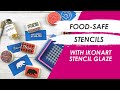 Decorate Cookies with Reusable Food-Safe Stencils | Ikonart Stencil Glaze