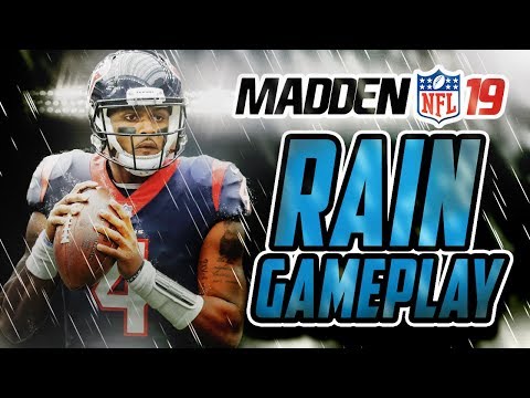 Madden NFL 19 Gameplay - RAIN GAME!!! Texans Vs Seahawks