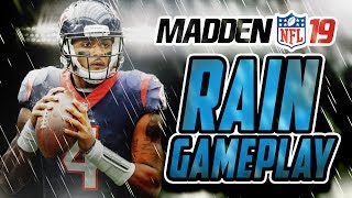 madden nfl 19 gameplay rain game texans vs seahawks
