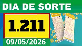 Resultado do DIA DE SORTE Concurso 1 211, Sorteio dia 09/05/2026
