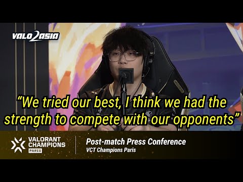 Dragon Ranger Gaming (G2 vs. DRG) Post-Match Press Conference at VCT Champions Paris 2025