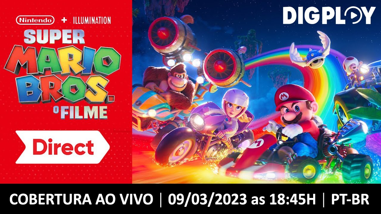 Super Mario Bros. O Filme Direct – 09/03/2023 (Trailer Final) - Cobertura  em português 