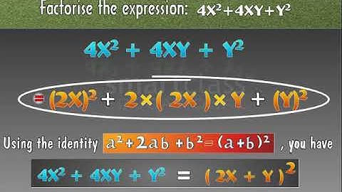 Class 8 Mathematics - Factorisation using Identities