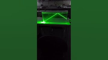 Laser total internal reflection in water! #physics