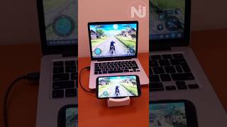 Mobile Screen Laptop Pe! 📱➡💻 | Screen Sharing Hack 2025 #Shorts