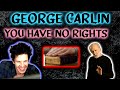 RUSSIAN REACTS *George Carlin* (YOU HAVE NO RIGHTS) omg! REACTION