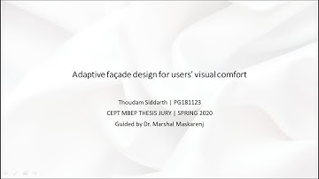 Adaptive Façade Design for Users’ Visual Comfort
