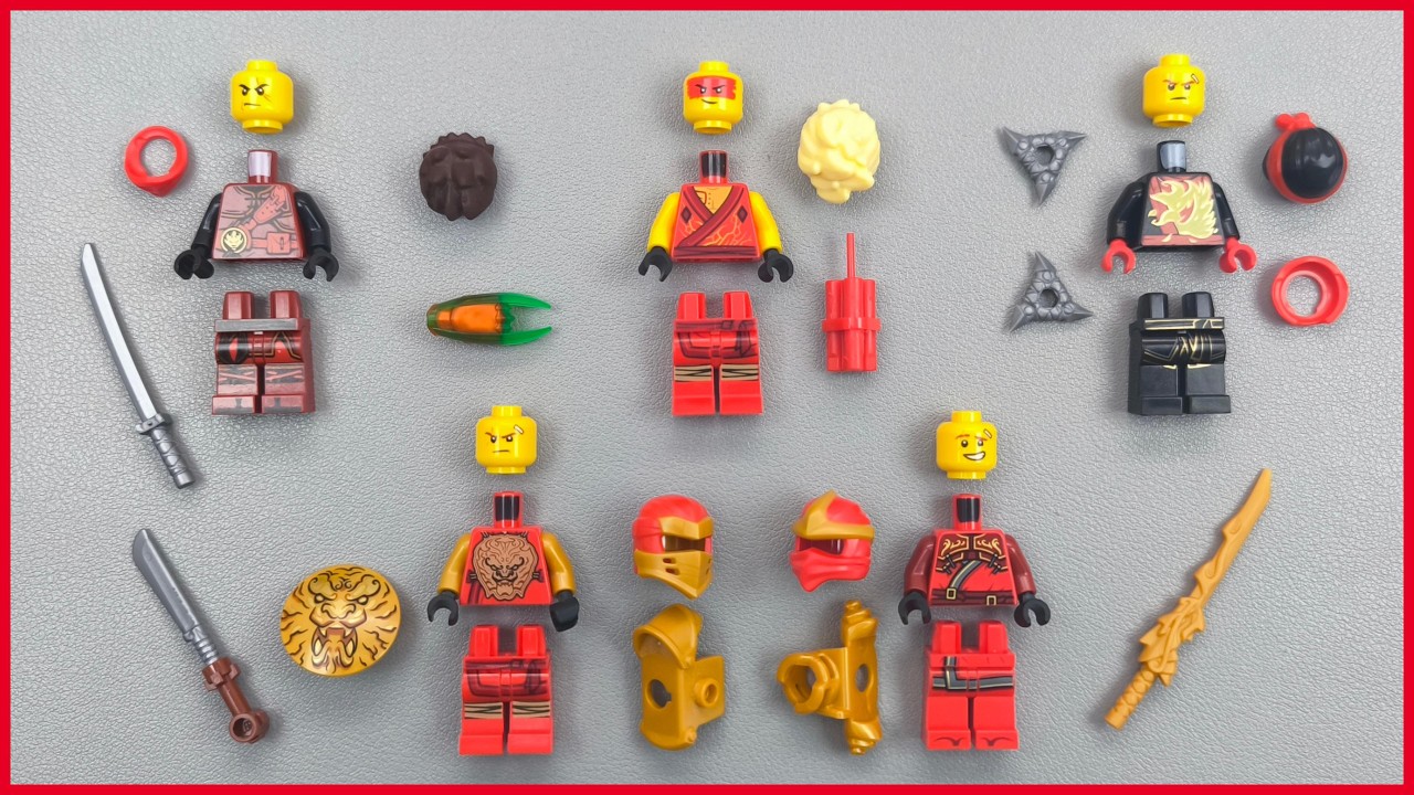 LEGO Ninjago KAI MINIFIGURE Collection ( Part 3 ) | Sog - ZX