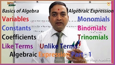 Algebraic Expressions and identities Class 8th R.D.Sharma  (Part 1)