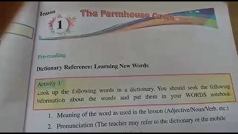 Tha farmhouse Cow 1st lesson