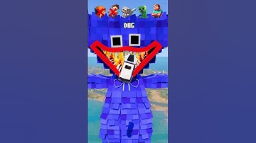 Cars vs Huggy Wuggy 😂❌ PRO ❌ NOOB ❌ HACKER ❌ HEROBRINE #beamngdrive #beamngshorts #minecraft #funny