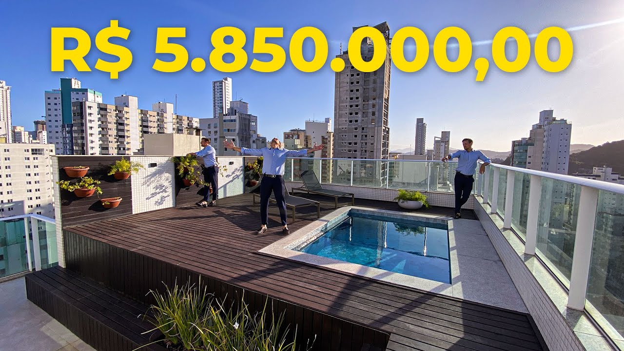 COBERTURA DUPLEX: VIVENDO EM UM PARAÍSO NAS ALTURAS NO CENTRO DE BALNEÁRIO CAMBORIÚ