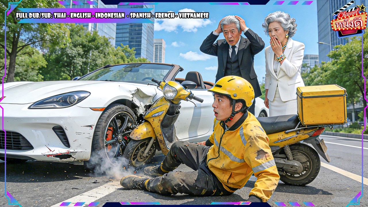 เด็กส่งของยากจนชนซูเปอร์คาร์ ไม่คาดคือรถพ่อแม่แท้ๆ ที่พลัดพราก