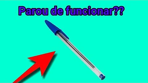 Como funciona uma caneta?