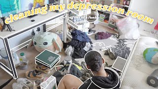 cleaning my *depression room* | getting out of a funk ep.01
