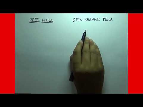 Comparison between open and pipe flow