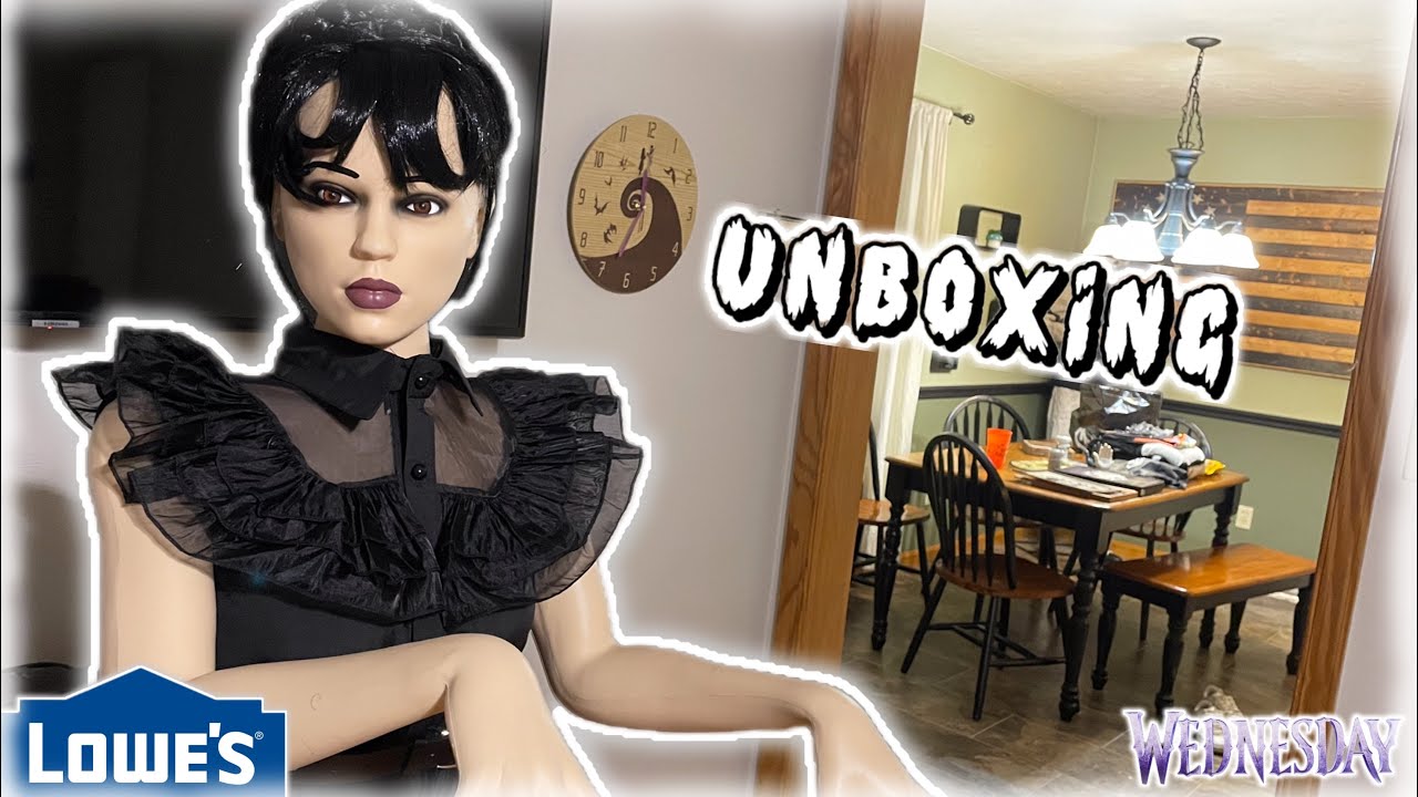 Lowes Halloween 2024 | Rave N Dance Wednesday Adams | UNBOXING & REVIEW