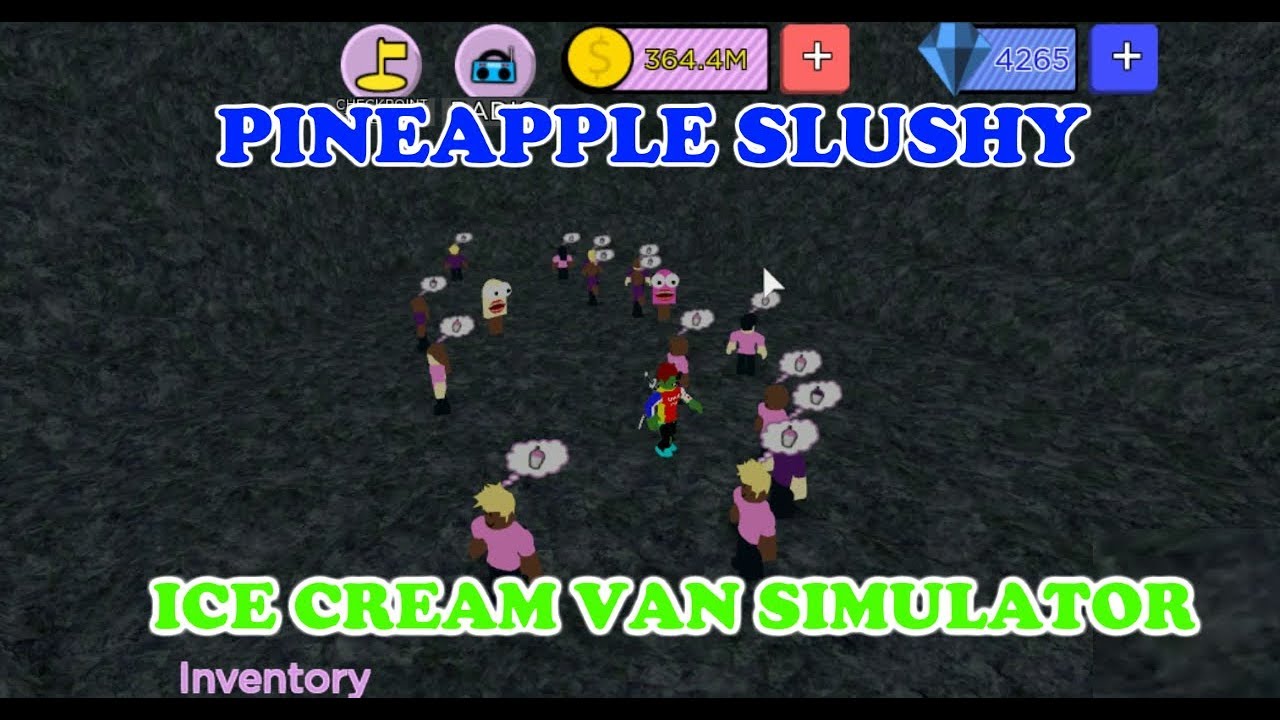 Ice Cream Van Simulator Trying To Sell Pineapple Slushy To - roblox tower defense simulator frost hero