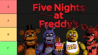 Making Five Nights at Freddy's Tier Lists LIVE | Ranking FNAF Animatronics and Games!