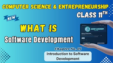 002 Software Development Chapter 1 Introduction to Software Development Class 11th Computer Science