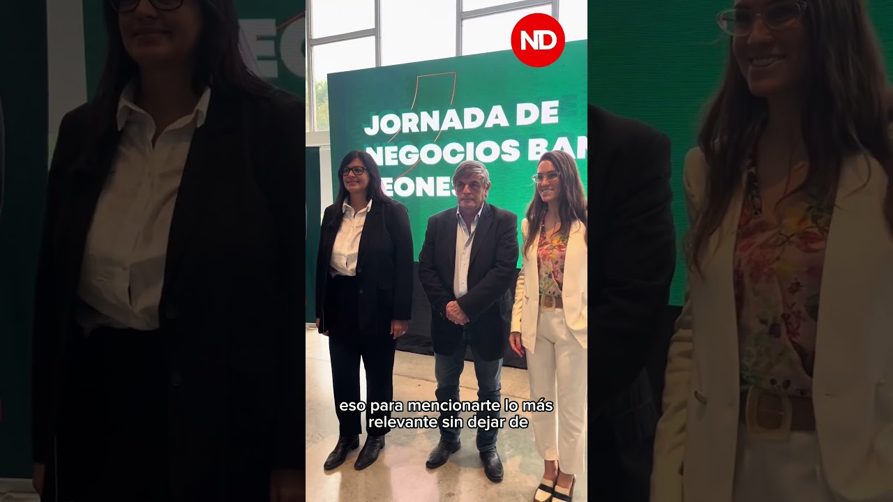Jornadas de Negocios @bancodecordobaok diálogo con Evangelina Salloum, líder de Agronegocios