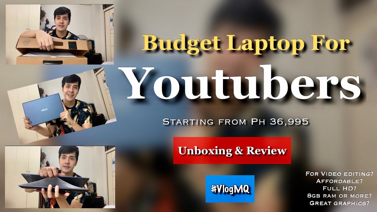 2020 Best Budget Laptop For Youtubers Asus Vivobook 14 X412 Unboxing