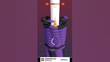 Stack ball level 249 #stackball #gaming #shorts