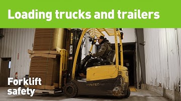 Forklift safety | Loading trucks and trailers