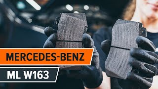 Kuinka korvata Etujarrupalat MERCEDES-BENZ M-CLASS (W163) - opetusvideo