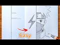 Easy Anime Drawing / How to Draw Kakashi Hatake / Naruto Drawing Tutorial for beginners 