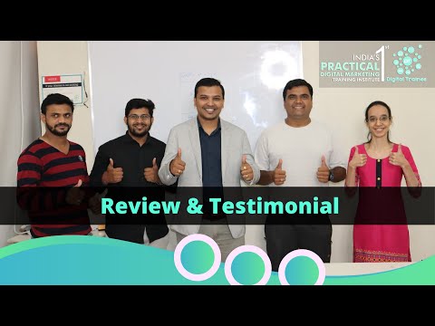 Students Reviews & Testimonial for Digital Marketing Course in Pune | Practical course