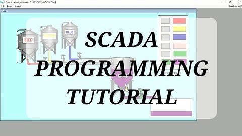 SCADA Tutorial on Mixing Recipe Configuration using Wonderware InTouch Software #scada #automation
