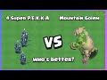 Super P.E.K.K.A VS Mountain Golem | Clash of Clans