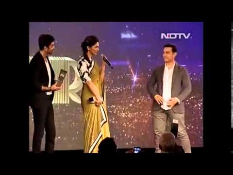 NDTV Indian of the Year - Ranbir and Deepika