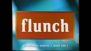Publicité 1999 Flunch (Y'a plein de trucs chez Flunch dis donc, et pour tout le monde) Resimi