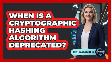 When Is A Cryptographic Hashing Algorithm Deprecated?