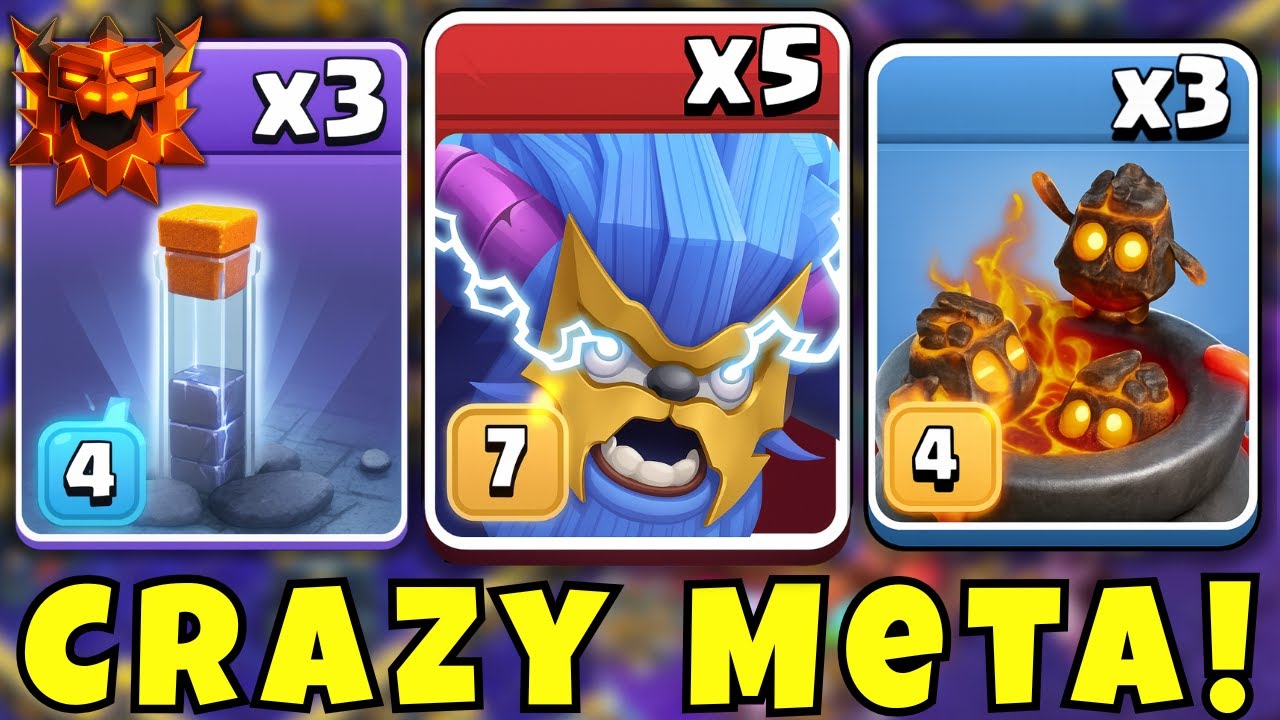 Best Rank Mode attack strategy - Super Yeti, Furnace + Totem Spell dominate (Clash of Clans)