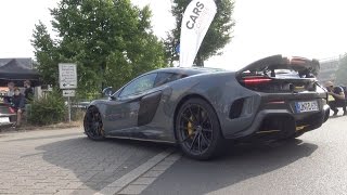 McLaren 675LT by EDO Competition revs and HARD acceleration