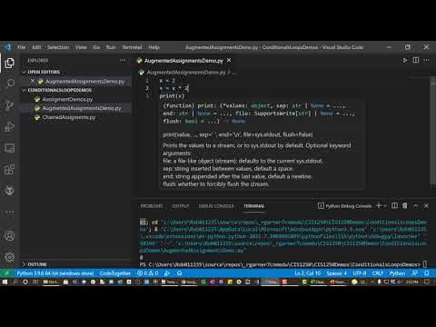 Augmented Assignments - YouTube