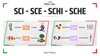 SCI SCE - SCA SCO SCU - SCHI SCHE - Italiano BASICO - PRONUNCIA